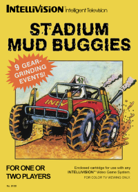 Stadium Mud Buggies Intellivision US box art